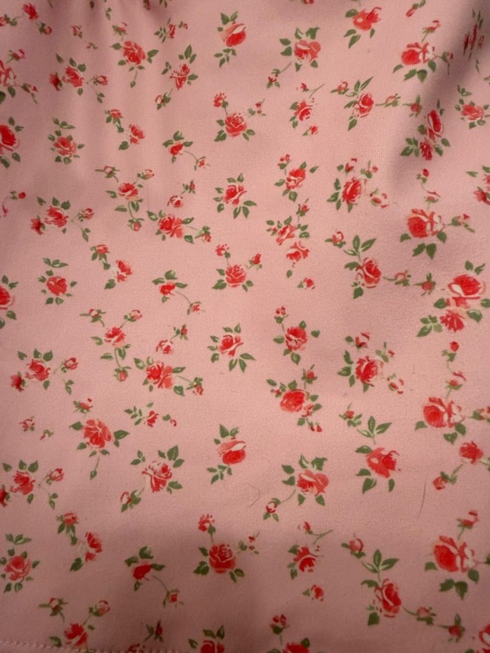 Pink Floral Ruffle Tank Top - Picture 6 of 7